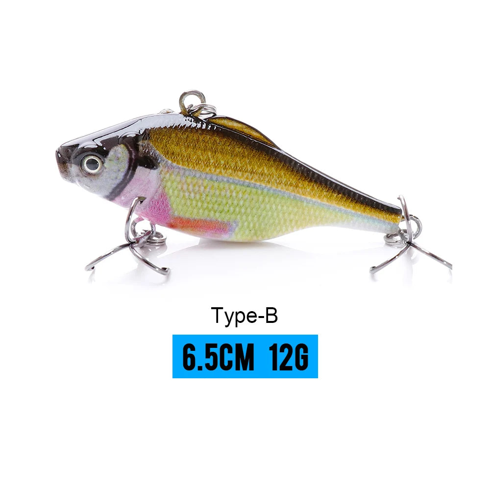 VTAVTA 7cm 18g Rattlin Vibrating Fishing Lure Sinking Wobblers