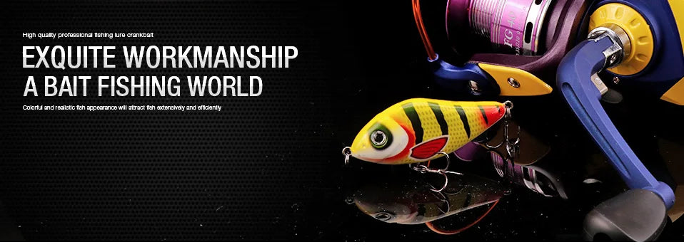 VTAVTA 13g 6cm Mini Vibrating Lure Sinking Wobbler