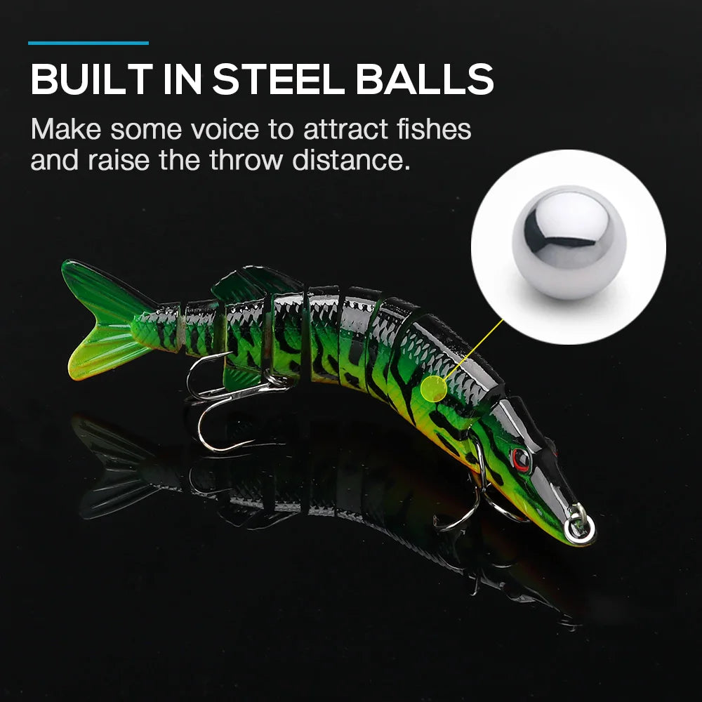 VTAVTA Segmented Lifelike Crankbaits 12.5cm 20g