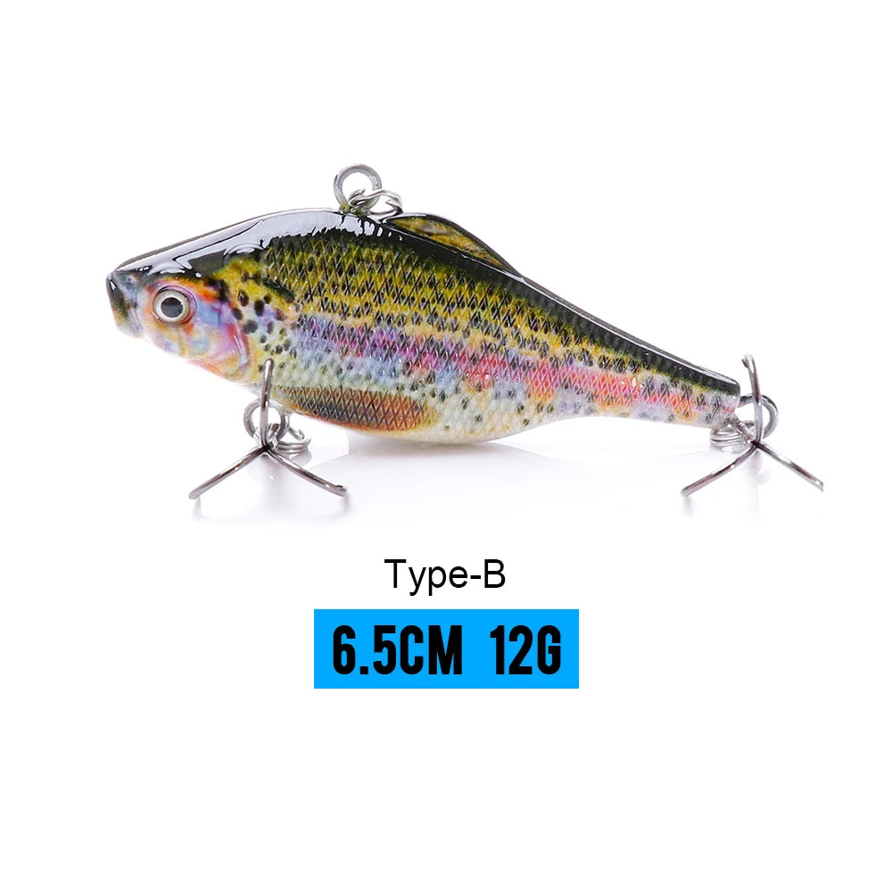 VTAVTA 7cm 18g Rattlin Vibrating Fishing Lure Sinking Wobblers