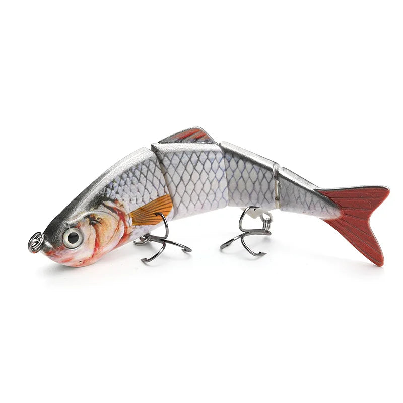 VTAVTA 12cm 16g Lifelike 4 Segment Sinking Wobbler Lure