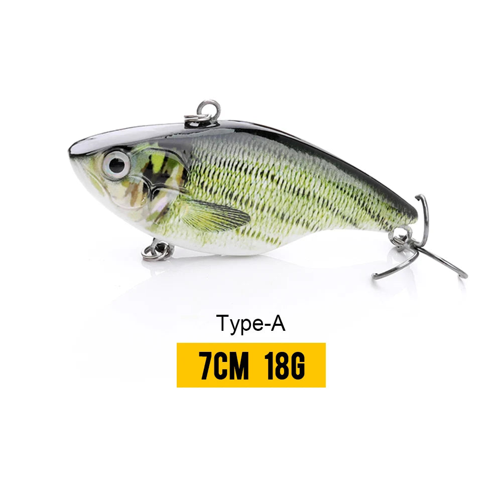 VTAVTA 7cm 18g Rattlin Vibrating Fishing Lure Sinking Wobblers