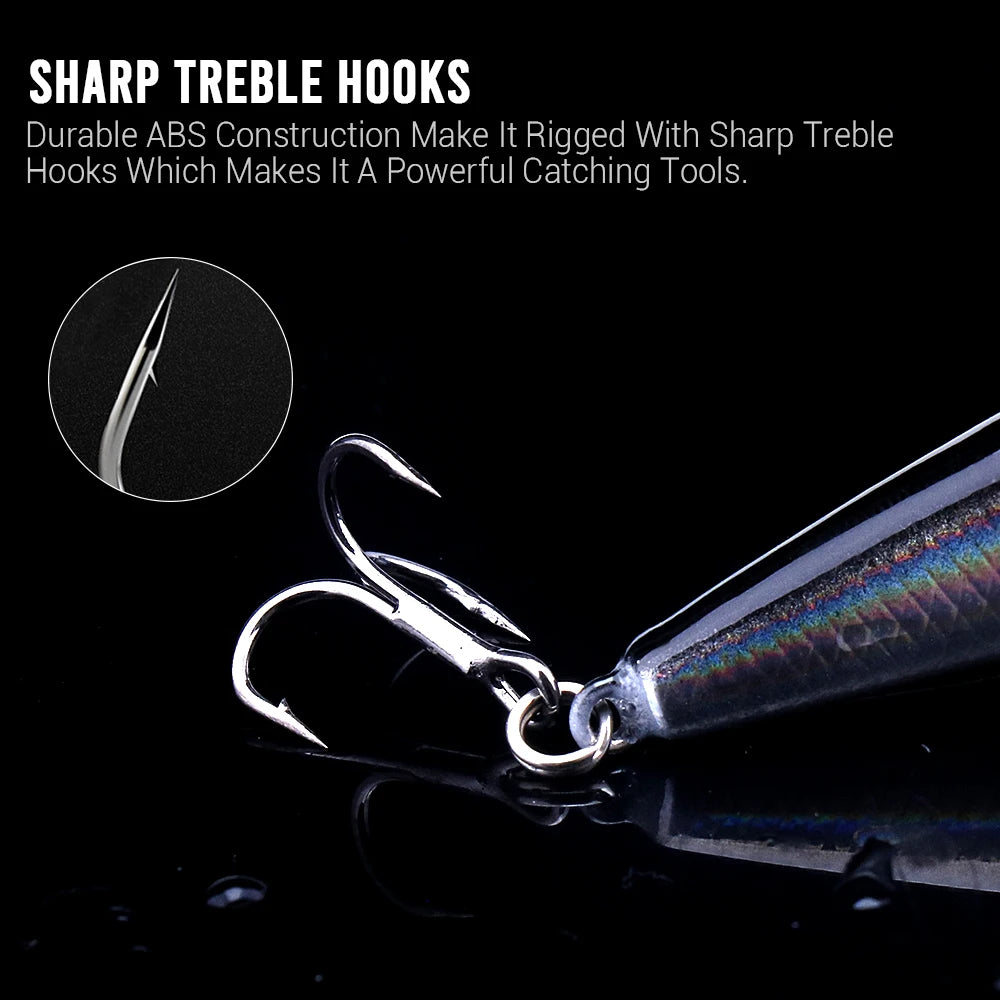 VTAVTA Sinking Pencil Wobbler Fishing Lure 3g/8g
