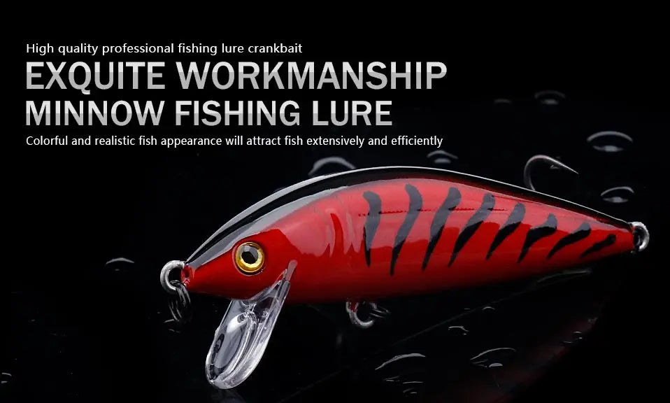 VTAVTA Sinking Minnow Jerkbait Wobbler 7cm 10g