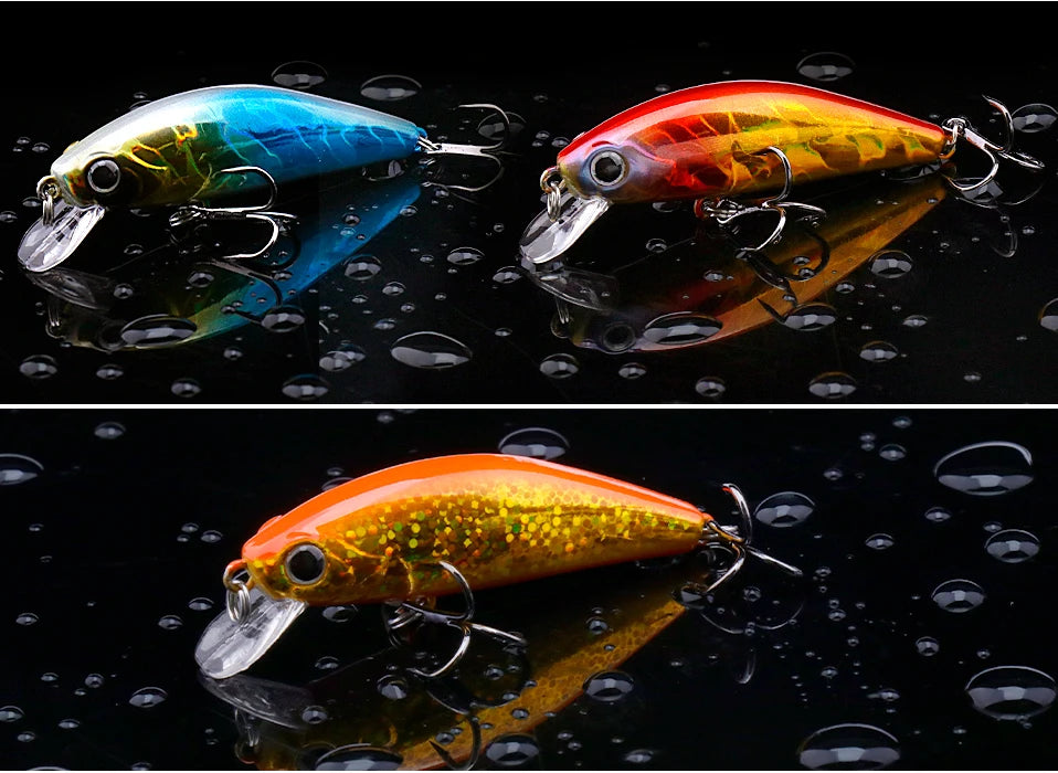 VTAVTA Japanese Design Sinking Minnow Wobbler Fishing Lure 55mm 6.5g