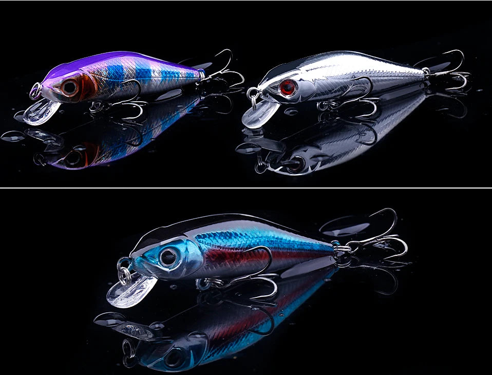 VTAVTA Mini Floating Minnow Wobbler Fishing Lure 6cm 5g