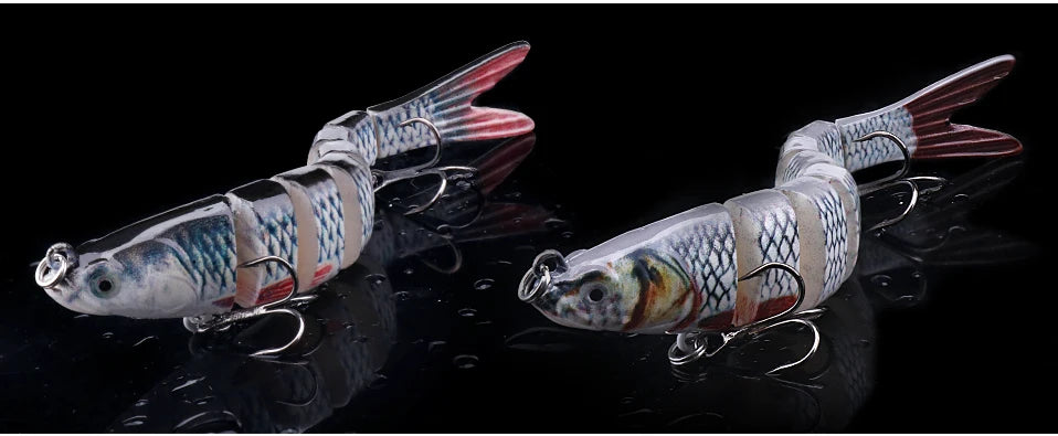 VTAVTA 10cm 10.5g Segmented Swimbait - Hard Bait Sinking Bionic Artificial Plastic