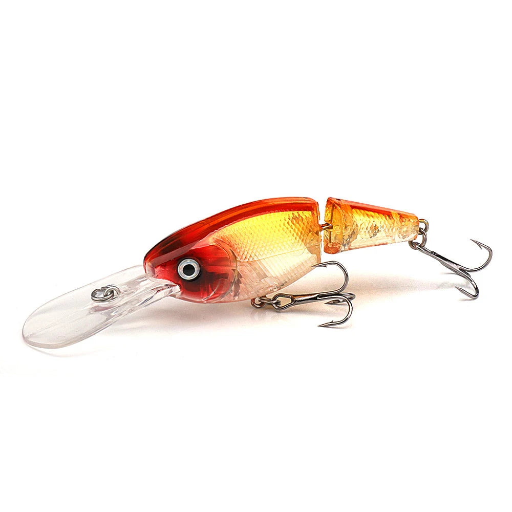 VTAVTA 2-segment Jointed Floating Minnow Lures 105mm 15g