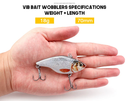 VTAVTA 7cm 18g Rattlin Vibrating Fishing Lure Sinking Wobblers