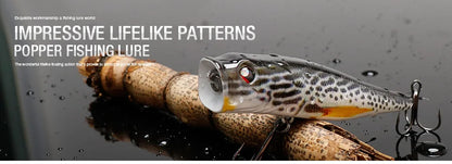 VTAVTA 8.5cm 13.5g Floating Popper Crankbait Fishing Lure