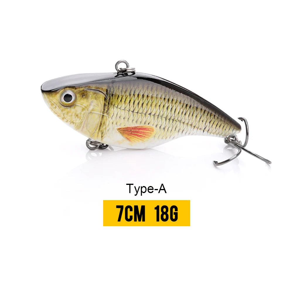 VTAVTA 7cm 18g Rattlin Vibrating Fishing Lure Sinking Wobblers
