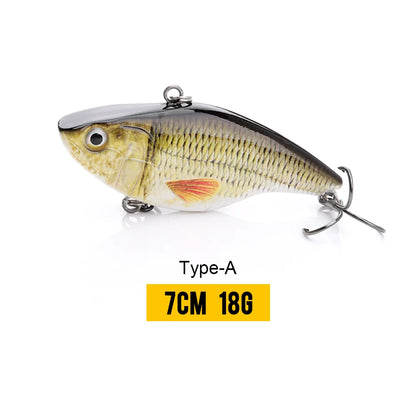 VTAVTA 7cm 18g Rattlin Vibrating Fishing Lure Sinking Wobblers