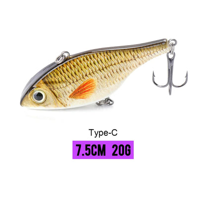VTAVTA 7cm 18g Rattlin Vibrating Fishing Lure Sinking Wobblers