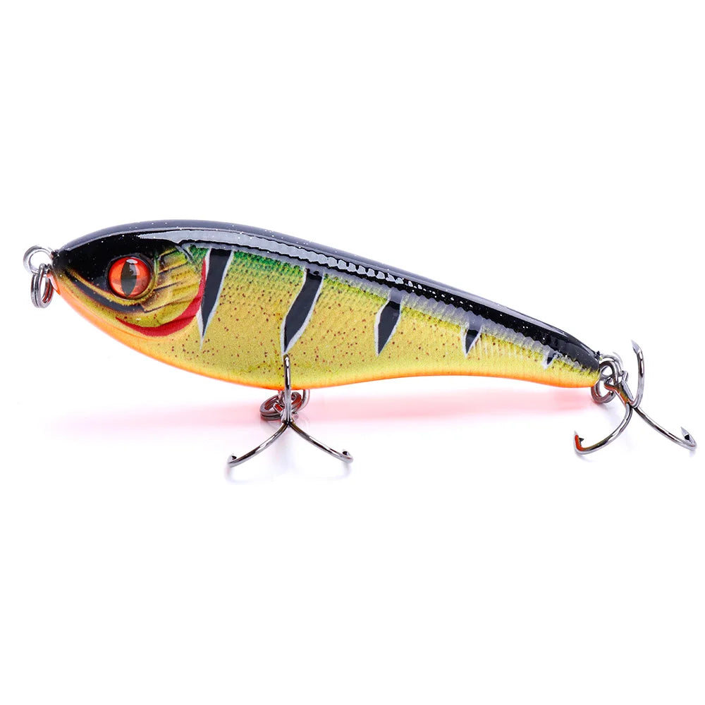 VTAVTA 6.8cm 9g Luminous Sinking Jerkbait Vibrating Rattling Wobblers