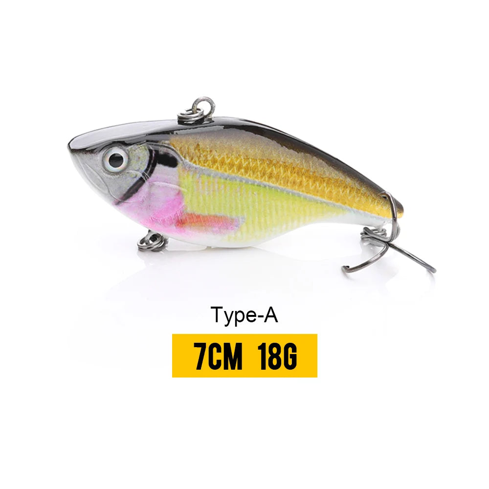 VTAVTA 7cm 18g Rattlin Vibrating Fishing Lure Sinking Wobblers
