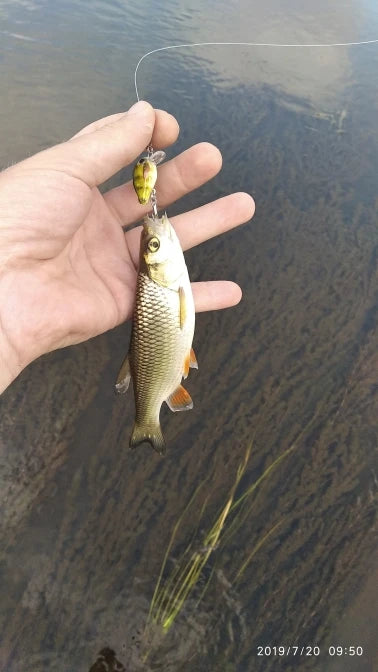 VTAVTA Mini Crank Bait 5pcs Floating Minnow Wobblers