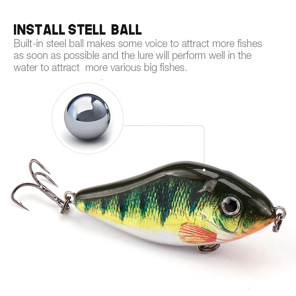 VTAVTA 13g 6cm Mini Vibrating Lure Sinking Wobbler