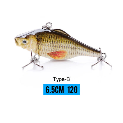VTAVTA 7cm 18g Rattlin Vibrating Fishing Lure Sinking Wobblers