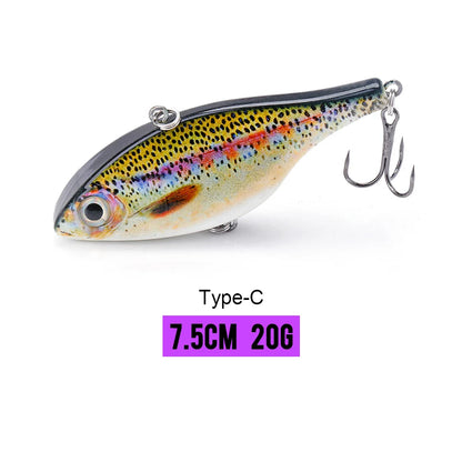 VTAVTA 7cm 18g Rattlin Vibrating Fishing Lure Sinking Wobblers