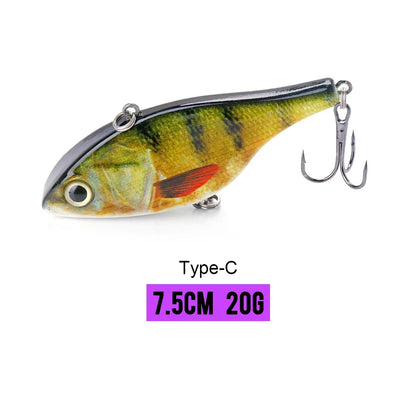 VTAVTA 7cm 18g Rattlin Vibrating Fishing Lure Sinking Wobblers
