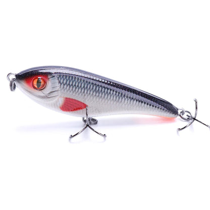 VTAVTA 6.8cm 9g Luminous Sinking Jerkbait Vibrating Rattling Wobblers