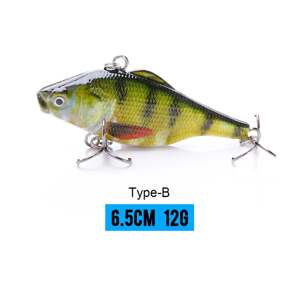 VTAVTA 7cm 18g Rattlin Vibrating Fishing Lure Sinking Wobblers