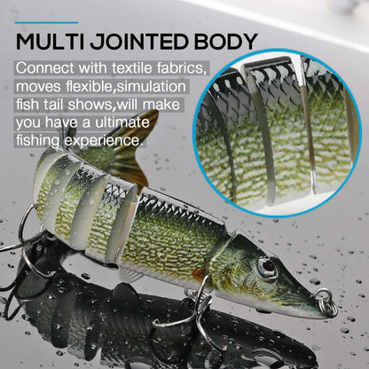 VTAVTA Segmented Lifelike Crankbaits 12.5cm 20g