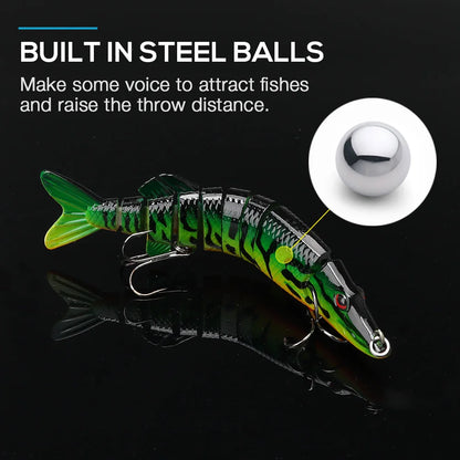 VTAVTA Segmented Lifelike Crankbaits 12.5cm 20g