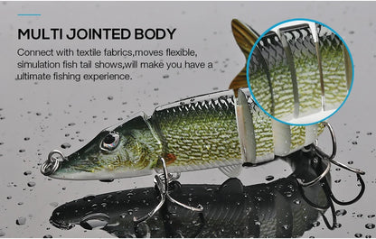 VTAVTA Segmented Lifelike Crankbaits 12.5cm 20g