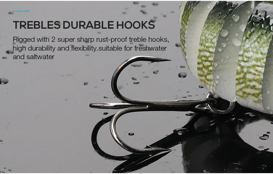 VTAVTA Segmented Lifelike Crankbaits 12.5cm 20g