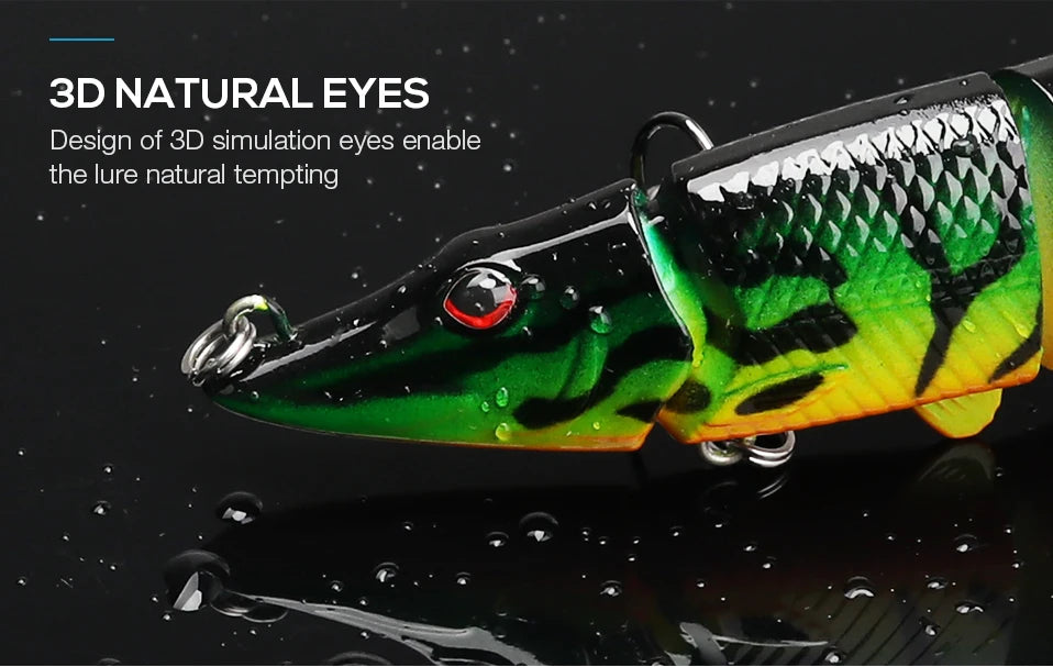 VTAVTA Segmented Lifelike Crankbaits 12.5cm 20g