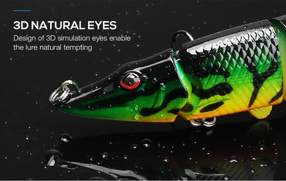 VTAVTA Segmented Lifelike Crankbaits 12.5cm 20g