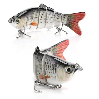 VTAVTA 5pcs Segmented Fishing Lures Set Fishing Box