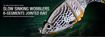 VTAVTA 5pcs Segmented Fishing Lures Set Fishing Box