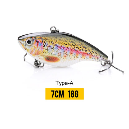 VTAVTA 7cm 18g Rattlin Vibrating Fishing Lure Sinking Wobblers