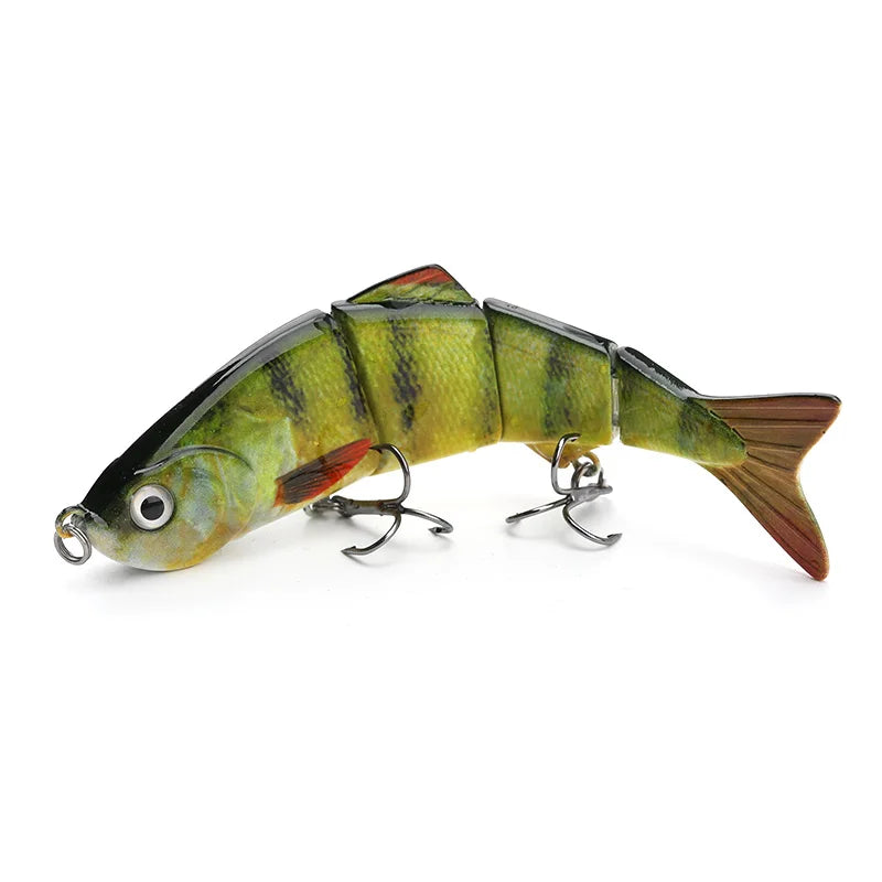 VTAVTA 12cm 16g Lifelike 4 Segment Sinking Wobbler Lure