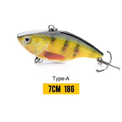 VTAVTA 7cm 18g Rattlin Vibrating Fishing Lure Sinking Wobblers
