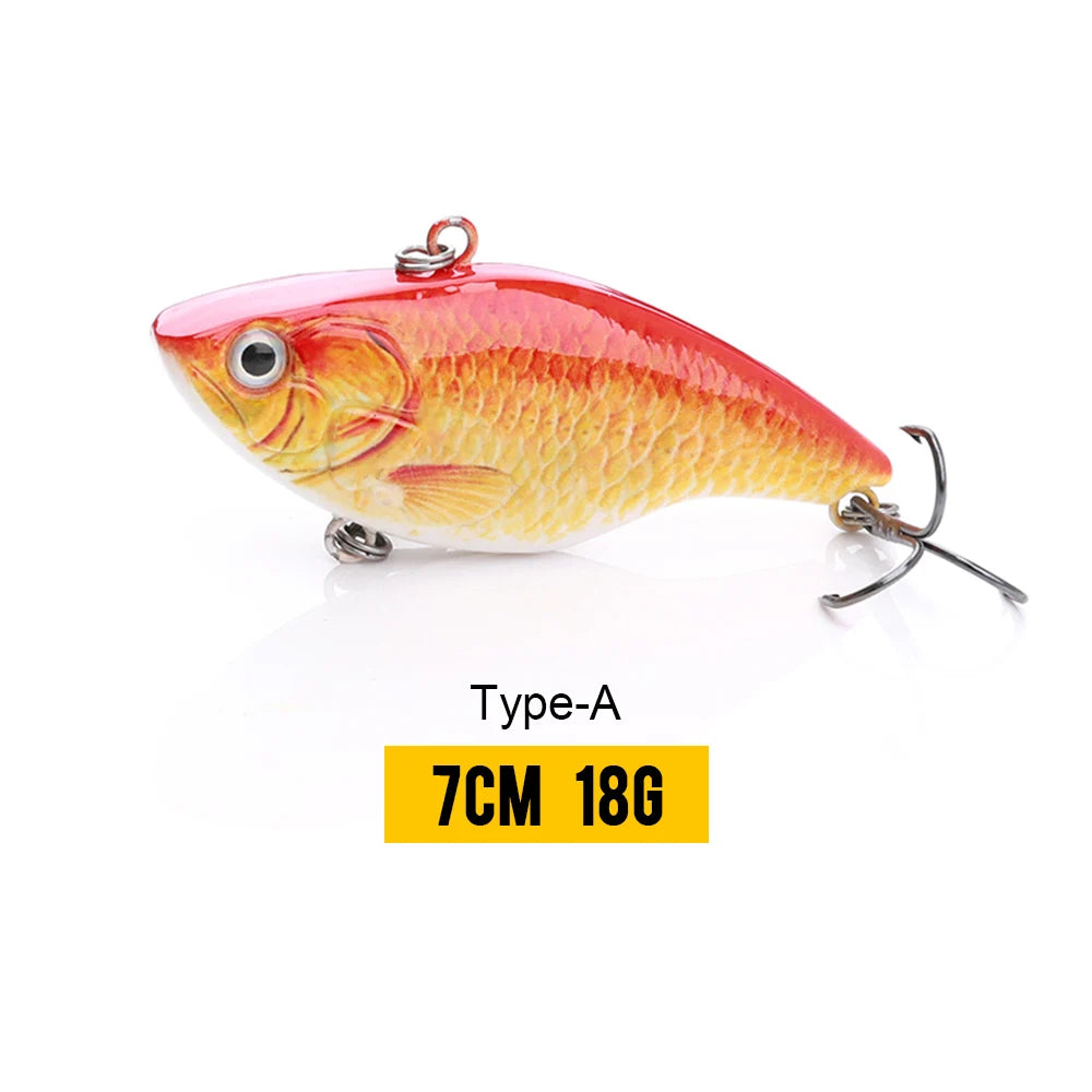 VTAVTA 7cm 18g Rattlin Vibrating Fishing Lure Sinking Wobblers