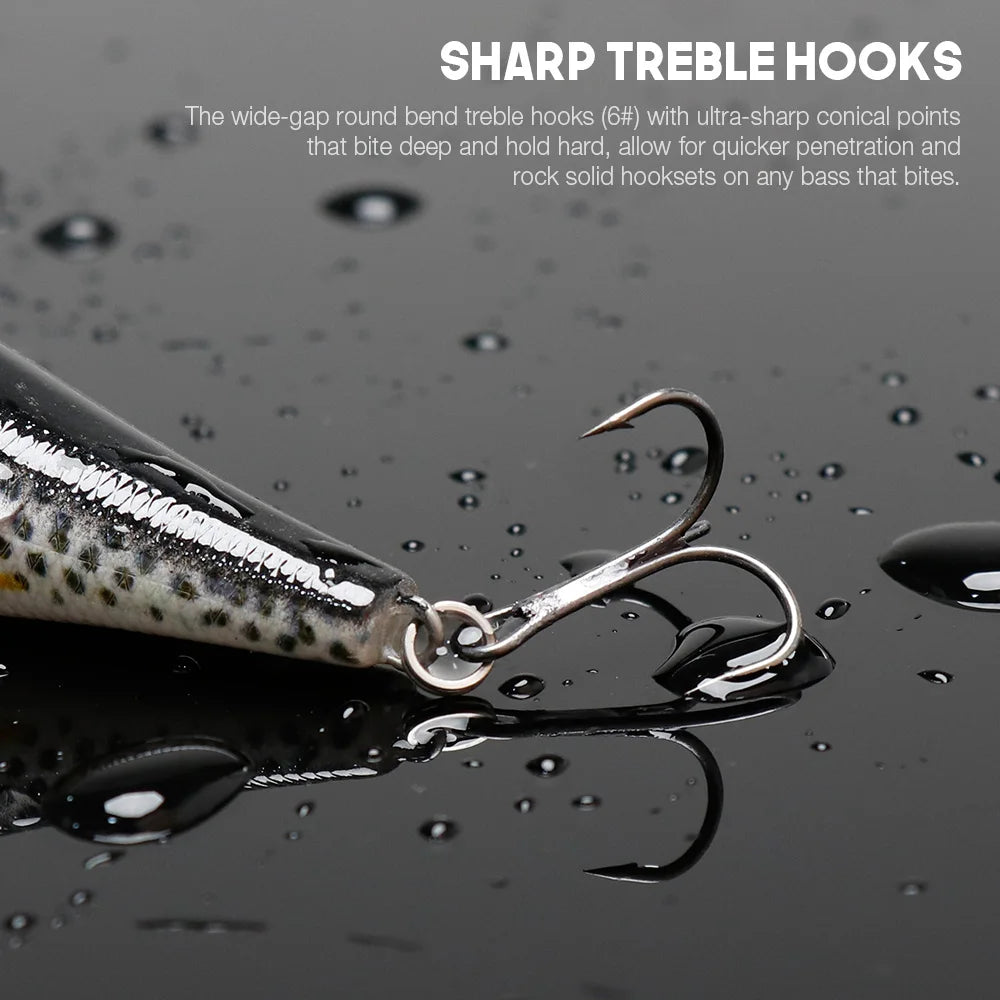 VTAVTA 8.5cm 13.5g Floating Popper Crankbait Fishing Lure