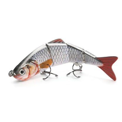 VTAVTA 12cm 16g Lifelike 4 Segment Sinking Wobbler Lure
