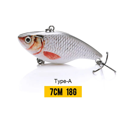 VTAVTA 7cm 18g Rattlin Vibrating Fishing Lure Sinking Wobblers