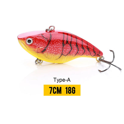 VTAVTA 7cm 18g Rattlin Vibrating Fishing Lure Sinking Wobblers