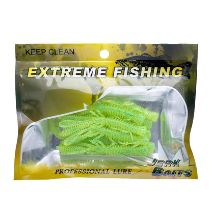 VTAVTA 10pcs 50mm 60mm 70mm Floating Soft Lure Silicone Bait Shrimp