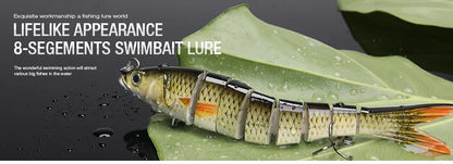 VTAVTA 3pcs Wobbler Fishing Lures Set - Bionic Minnow Kit With Box