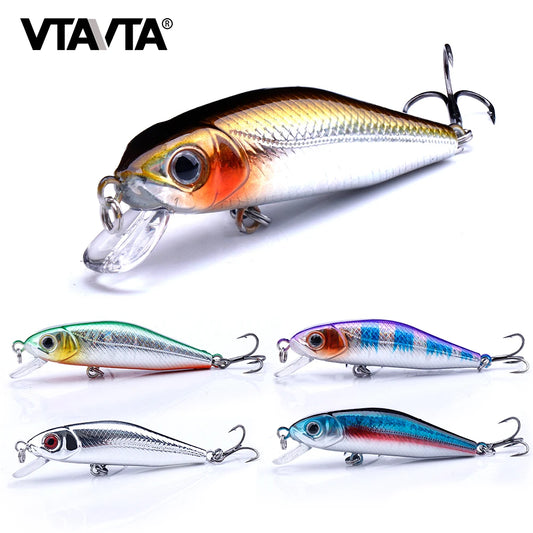 VTAVTA Mini Floating Minnow Wobbler Fishing Lure 6cm 5g