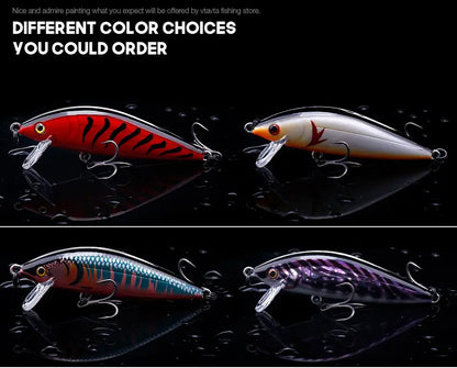 VTAVTA Sinking Minnow Jerkbait Wobbler 7cm 10g