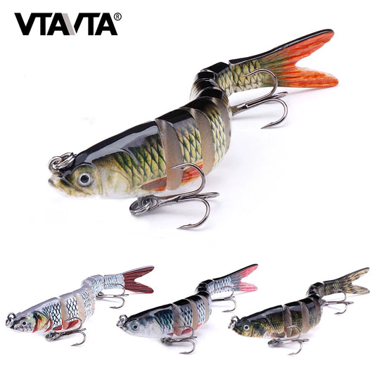 VTAVTA 10cm 10.5g Segmented Swimbait - Hard Bait Sinking Bionic Artificial Plastic
