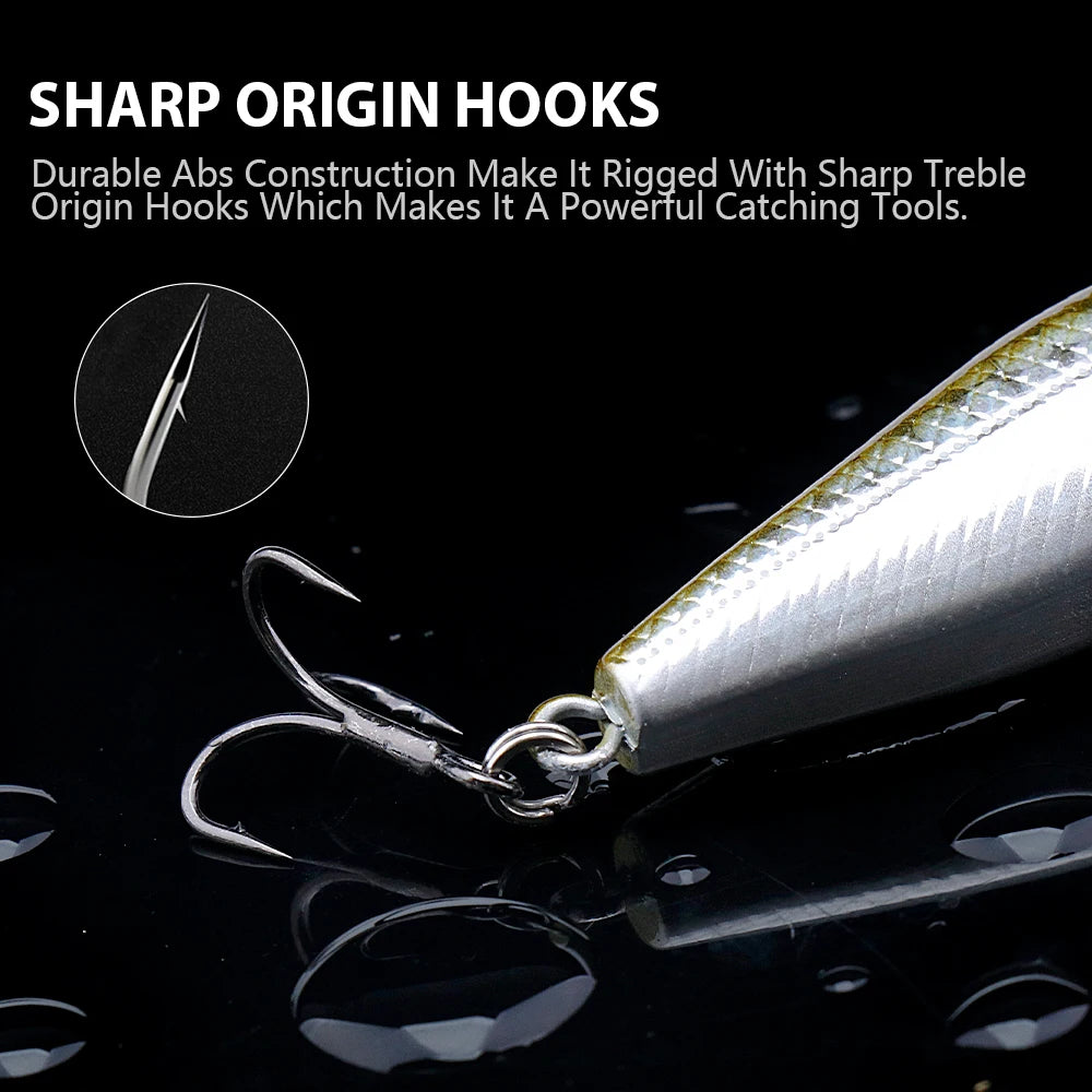 VTAVTA Mini Floating Minnow Wobbler Fishing Lure 6cm 5g