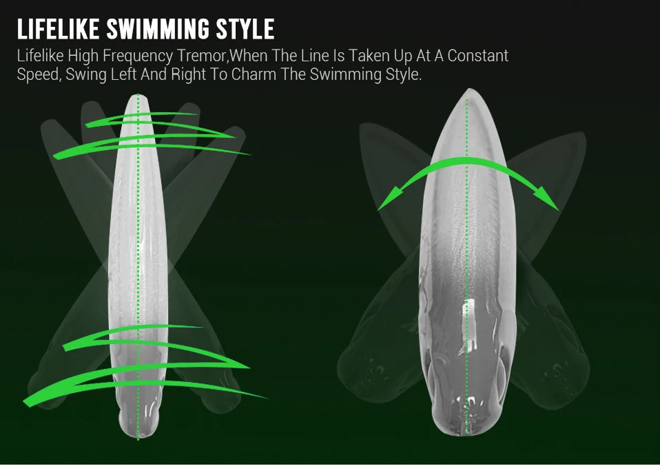 VTAVTA Sinking Pencil Wobbler Fishing Lure 3g/8g
