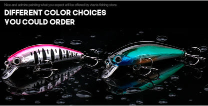 VTAVTA Japanese Design Sinking Minnow Wobbler Fishing Lure 55mm 6.5g